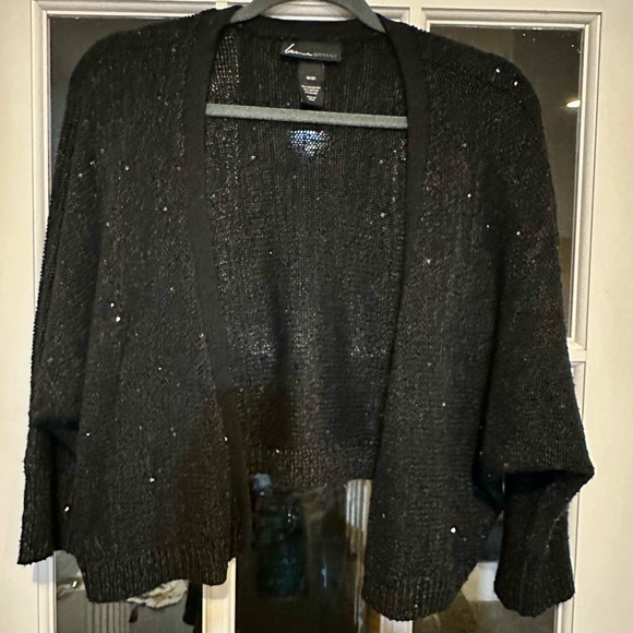 Lane Bryant Sweaters - Lane Bryant Open Front Cardigan/Shrug with Sequence - EUC